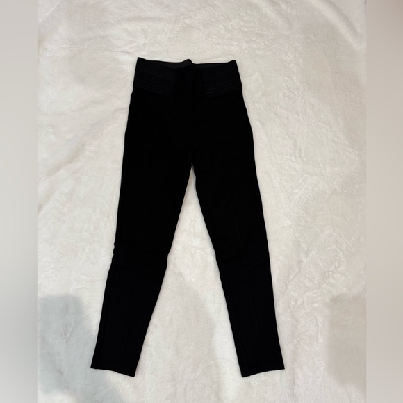 Zara Black Stretch Leggings - Picture 1 of 7